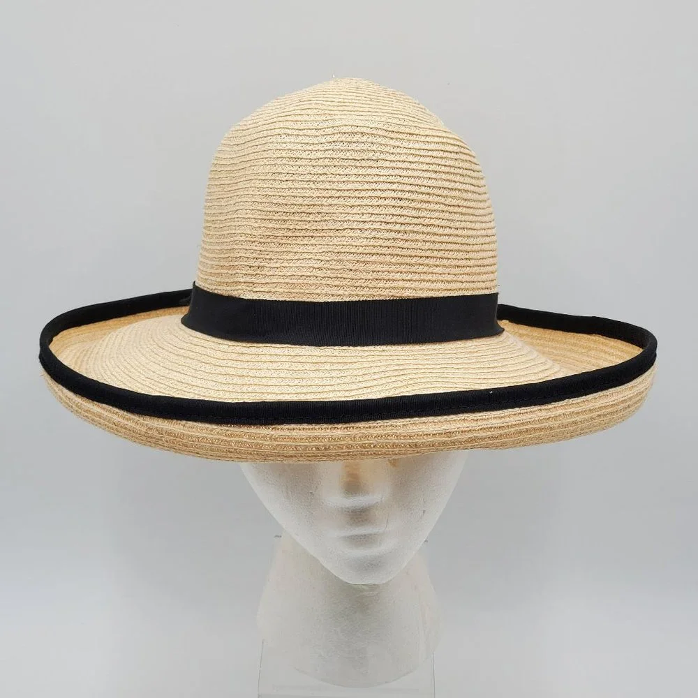 Kathy Jeanne Wide Brim Straw Hat